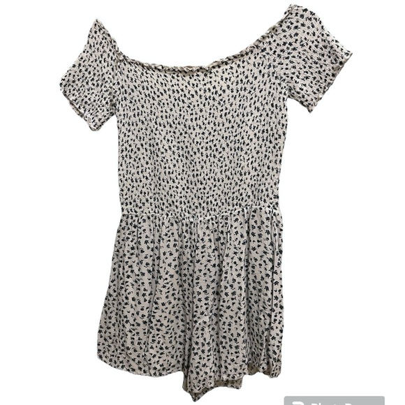 LOTTIE MOSS blue floral pattern mini jumper - Picture 2 of 2